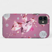 ダイヤモンド・ギャラクシー9 Case-Mate iPhoneケース (裏面(横))