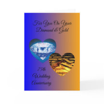 ダイヤモンド ゴールド パーソナライズ 75周年 結婚記念日