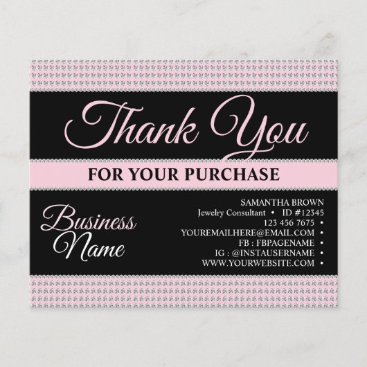 ダイヤモンド サークル ありがとう ピンク (正面)