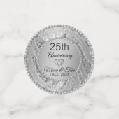 ダイヤモンド&シルバーダマスク コンフェッティ (スモール正面)