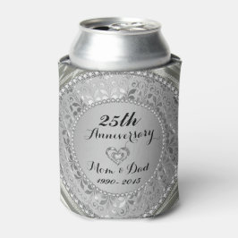 ダイヤモンド&シルバー25結婚周年 缶クーラー