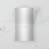 ダイヤモンド シルバー & ブラック 御礼カード サンキューカード (内部)