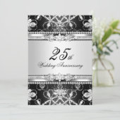 ダイヤモンド シルバー ブラック 25周年 招待状 (スタンド正面)