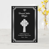 ダイヤモンド・ジュビリー　奉職記念日　６０周年　６０年 カード (黄色い花)