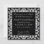 ダイヤモンド・ジュビリー 60周年記念結婚式 招待状 (裏面)