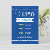 ダイヤモンド スノーフレーク フーヴィル ホリデー ご招待 招待状 (スタンド正面)