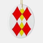 ダイヤモンド セラミックオーナメント (右)