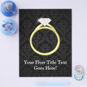 ダイヤモンド ソリティア リング チラシ (シングル)