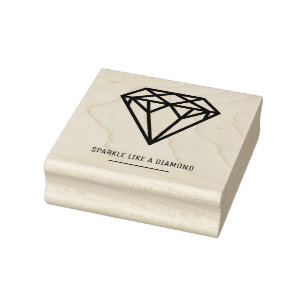 ダイヤモンド – ダイヤモンドのように輝く ラバースタンプ