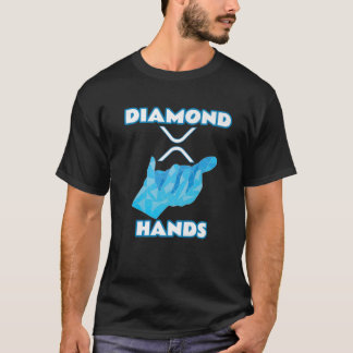 ダイヤモンド・ハンズ | Ripple XRP暗号化通貨 Tシャツ
