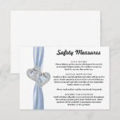 ダイヤモンド ハーツ ブルーリボン 安全対策 エンクロージャーカード (正面/裏面)