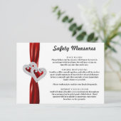 ダイヤモンド ハーツ レッド リボン 安全対策 エンクロージャーカード (スタンド正面)