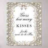 ダイヤモンド&パールいくつキスブライダルシャワーゲーム ポスター (正面)