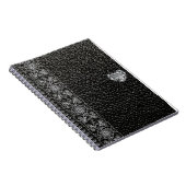 ダイヤモンド，フェイクレザースタイル，高級スタイル ノートブック (右側)