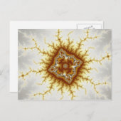 ダイヤモンド – フラクタル ポストカード (正面/裏面)