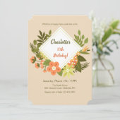 ダイヤモンド フラワー 招待状 (スタンド正面)