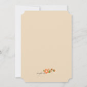 ダイヤモンド フラワー 招待状 (裏面)