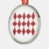 ダイヤモンド メタルオーナメント (左)