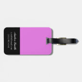 ダイヤモンド ラゲッジタグ (裏面横)