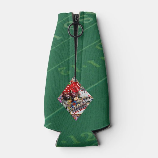 ダイヤモンド – ラスベガス遊のカードの形状 ボトルクーラー (裏面)