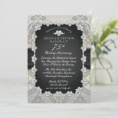 ダイヤモンド | ラッセル 75周年 結婚記念日 招待状 (スタンド正面)