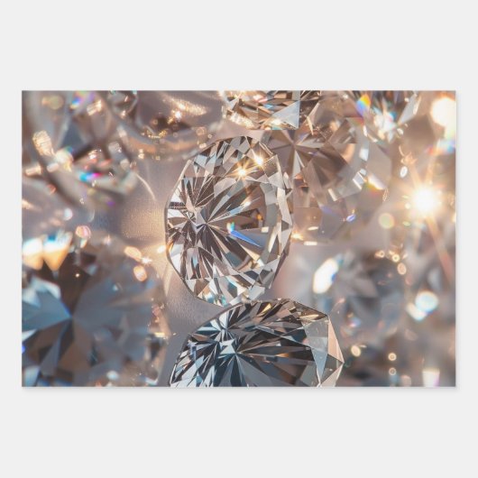 ダイヤモンド ラッピングペーパーシート (正面)