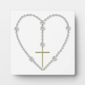 ダイヤモンド・ロザリー – 恵みに満ちた聖母マリア フォトプラーク (正面)