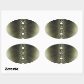 ダイヤモンド 楕円形シール (シート)