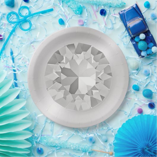 ダイヤモンド 紙皿 (パーティー)