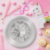 ダイヤモンド 紙皿 (パーティー)