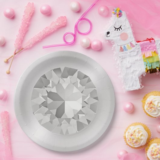 ダイヤモンド 紙皿 (パーティー)