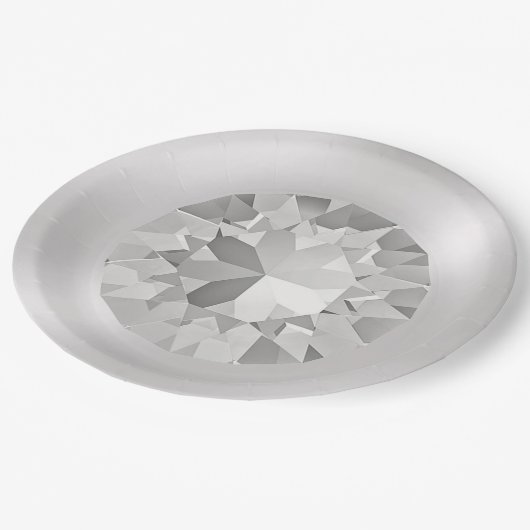 ダイヤモンド 紙皿 (アングル)