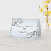 ダイヤモンド 結婚記念日 カード (黄色い花)