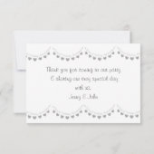 ダイヤモンド 結婚60周年 吹き流し 誕生日カード サンキューカード (裏面)