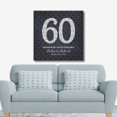 ダイヤモンド 結婚60周年 本物 キャンバスプリント