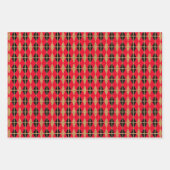 ダイヤモンド&金ゴールドグリッドトリオ ラッピングペーパーシート (正面3)