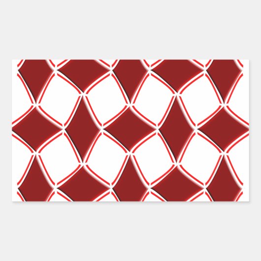 ダイヤモンド 長方形シール (正面)