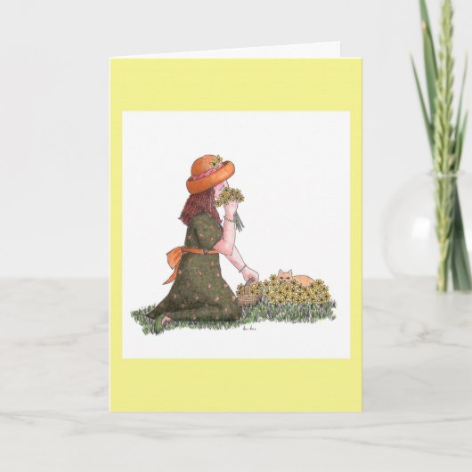 ダイヤモンド–4月誕生日 カード (正面)