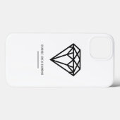 ダイヤモンド Case-Mate iPhoneケース (裏面 (横))