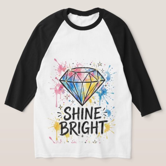 ダイヤモンド Tシャツ (レイダウン)