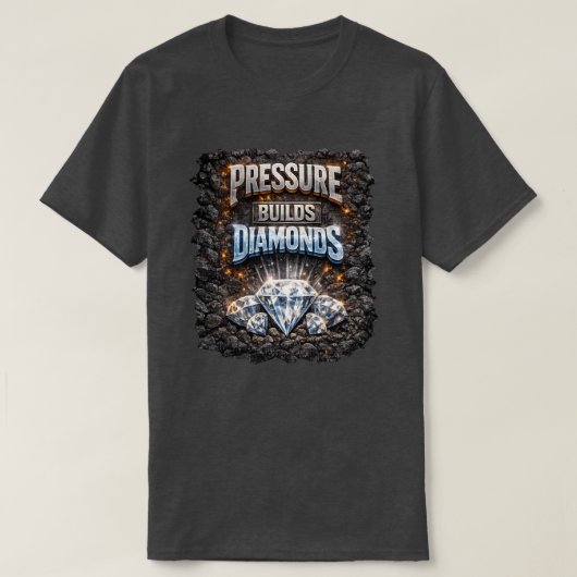 ダイヤモンド vs プレッシャー 1a Tシャツ (デザイン正面)