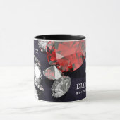 "ダイヤモンドCreationistで親友"のマグです マグカップ (中央)