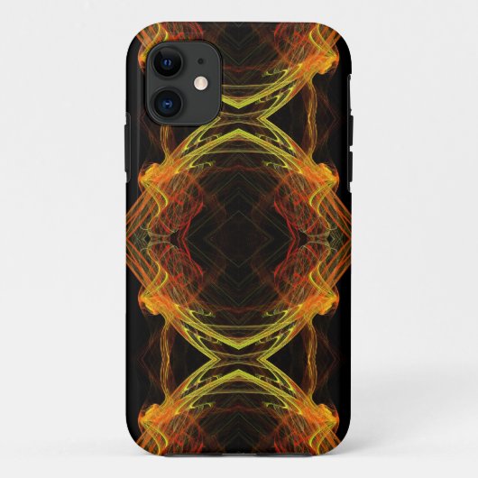 ダイヤモンドFractal iPhone 5ケースメイトKolly There Case-Mate iPhoneケース (裏面)
