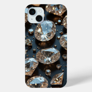 ダイヤモンドiPhoneケースはダイヤモンド実在ラグジュアリーに見える iPhone 15 Miniケース