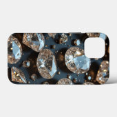 ダイヤモンドiPhoneケースはダイヤモンド実在ラグジュアリーに見える Case-Mate iPhoneケース (裏面 (横))