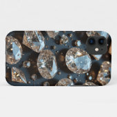 ダイヤモンドiPhoneケースはダイヤモンド実在ラグジュアリーに見える Case-Mate iPhoneケース (裏面(横))