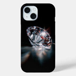 ダイヤモンドiPhone 15ケース - スワイプするたびに輝き iPhone 15ケース