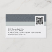 ダイヤモンドQRの名刺 名刺 (裏面)