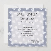 ダイヤモンドSweet sixteen 招待状 (裏面)