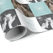 ダイヤモン結婚ド60周年記念写真2枚 ラッピングペーパー (ロールコーナー)